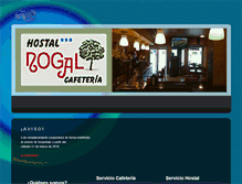 Tablet Screenshot of hostalnogal.com